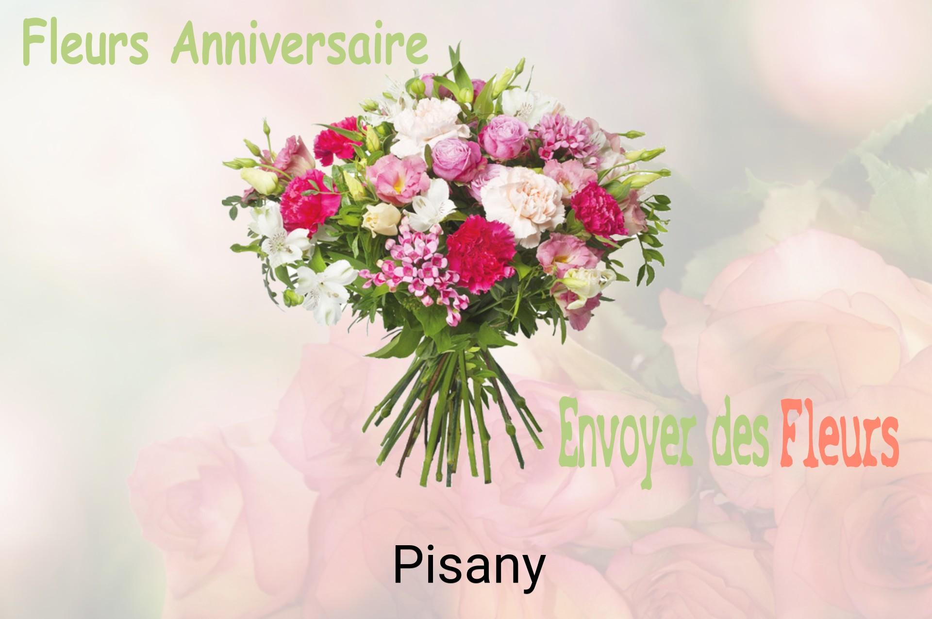 Bouquet de fleurs d’anniversaire livré à Pisany